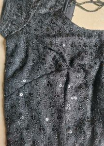 New Black Sequins Blouse | Unused