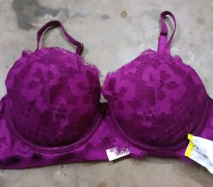 Victorias Secret Purple Lace Bra