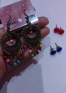 Combo Of 3 Earrings