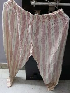 Striped Cotton Palazzo Pants