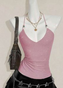 Sparkly Halter Neck Top