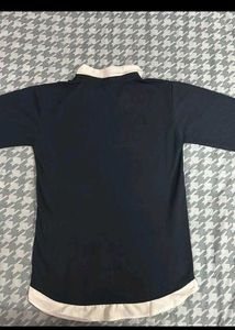 Classic Black &amp; White Long Sleeve Top