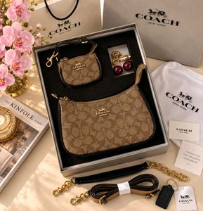 *COACH* *Teri Gift Box with Baby  Charm &amp; CHERRY