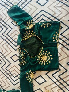 Elegant Green Embroidered Lehenga