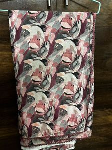 Designer saree with ready made hand embroidery blo