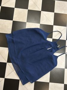 Strappy Navy Blue Top
