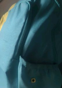 Stylish Teal and Yellow Backpack
