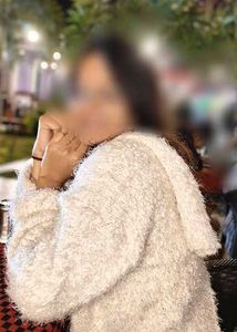 A beige sweater
