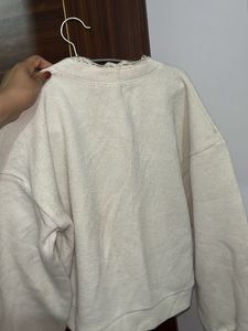 White Buttoned Sweater