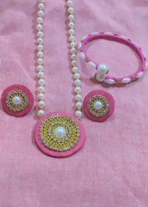 Febric Necklace Set 🥰