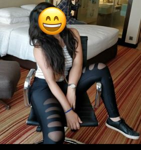Stylish Black Ripped Leggings