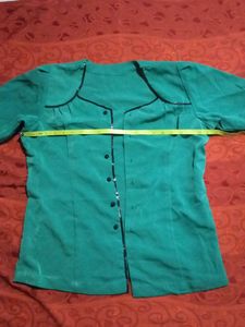 Vintage Green Skirt Suit