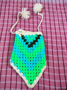 Green Crochet Headband bandana