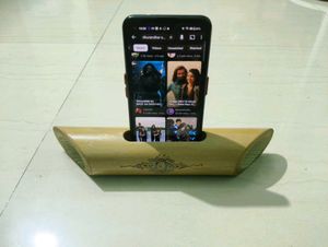 Handcrafted Bamboo Sound amplifier