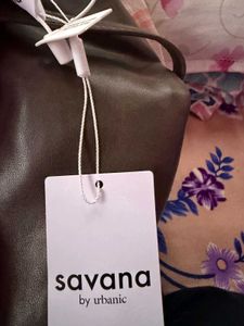 Faux Leather Tote