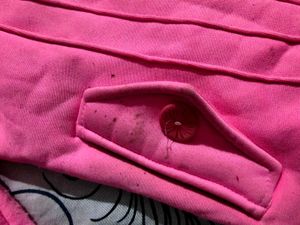 pink jacket