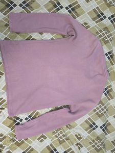 Long Sleeve Waffle Knit Tshirt