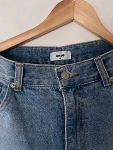 Distressed Blue Denim Jeans