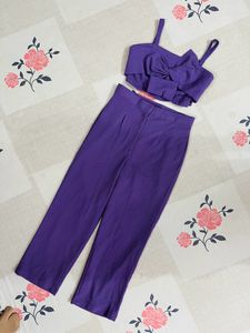 Purple Co Ord Set