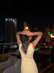 Chic Yellow Mini Dress