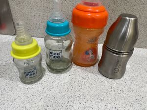 combo of 4 Baby Feeding Bottles Set