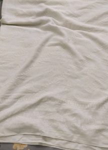 Elegant White brasso cotton sare