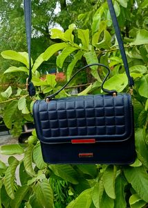Fastrack Navy Blue Satchel/ Handbag /Slingbag