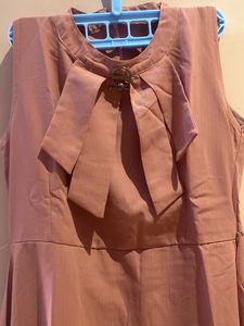 Mauve Fit &amp; Flare Dress