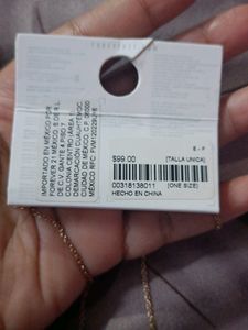 2 Golden Chains with pendant