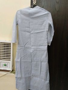 Light Blue Embroidered Kurta