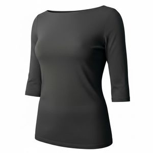 Classic Black 3/4 Sleeve Top