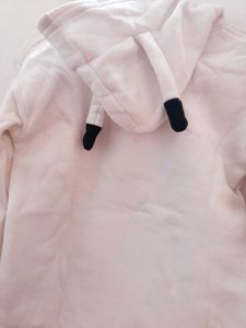 Winter Special White Cute Panda Hoodie sweatshirt
