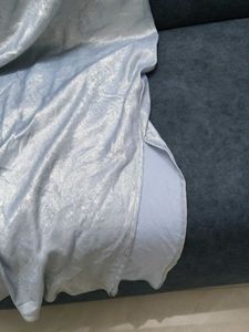 Sparkling Silver Slip Dress