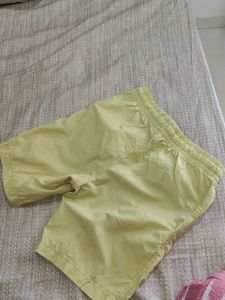 Yellow Pull-On Shorts