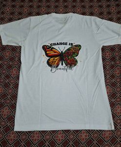 White Graphic T-Shirt for women