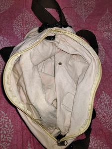 Cream Canvas Tote Bag