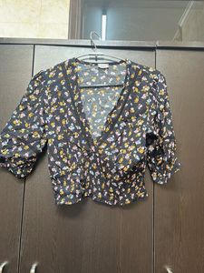 Pimkie Floral Print Cropped Top