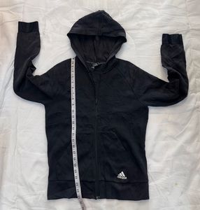Adidas Black Full Zip Hoodie