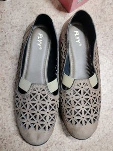 Stylish Beige Ballet Flats SIZE 39 and 40