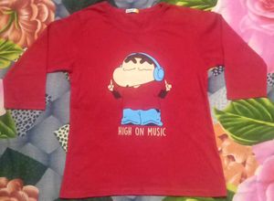 Good Condition Red Tshirt For 14-16 Year Boys