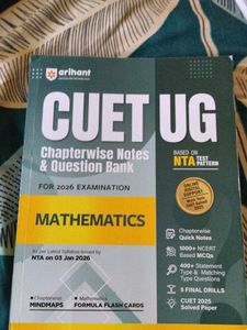 CUET UG Mathematics Chapterwise Notes & Question B