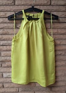 Lime Green Halter Neck Top
