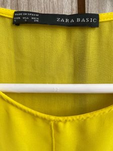 Zara Basic Yellow Tank Top