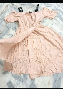 🍑 Peach Mini Dress