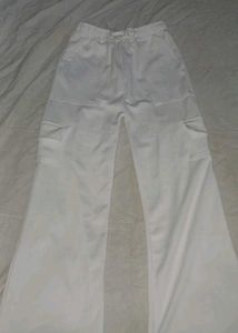 White Cargo Pants