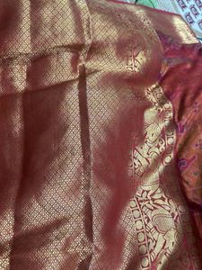 Vibrant Orange &amp; Pink patola saree