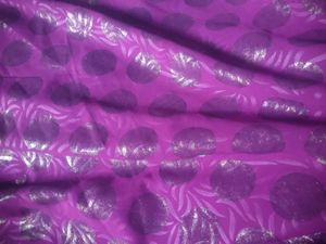 Beautiful Purple Embroidered Saree