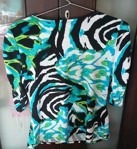 Vibrant Print Blouse - L Size
