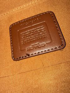Coach Brown Suede Shoulder Bag