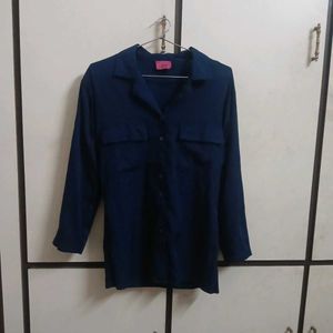 Stylish Navy Blue Shirt